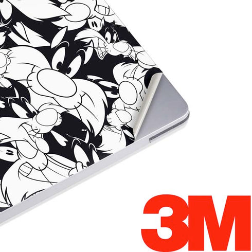 Looney Tunes Sylvester Super Sized Pattern Surface Laptop 2 Skin